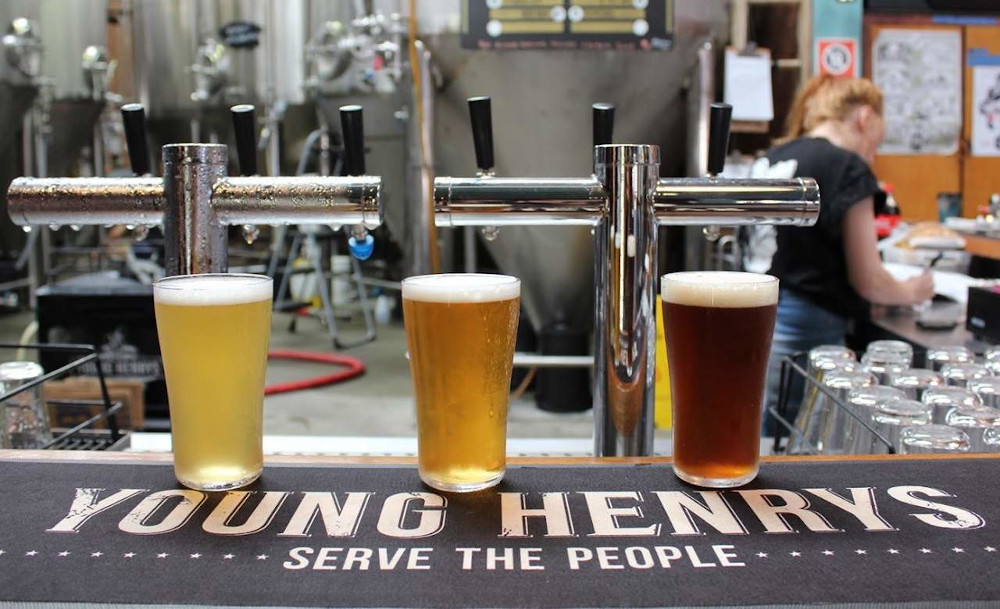 YOUNG HENRYS CRAFT BEER TASTING