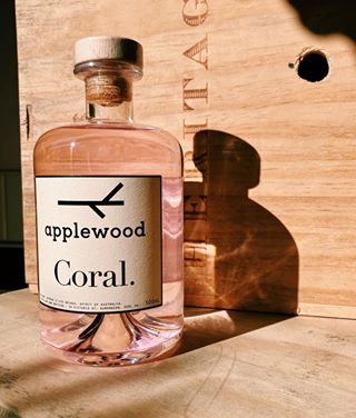 🌷NEW IN 🌷 Applewood Coral Gin 🐚 • “Tasting note: Inspired by the Great Barrier Reef, this idiosyncratic pink-tinted gin features strawberry gum and riberries. Woody juniper aromas combine with hints of fresh kelp and strawberry. The palate follows with medium-fresh flavours suggesting gobstopper, raspberry jube, pepper and late sappy pine. Recommended in a Gin Fizz.” 43% Alc./Vol.